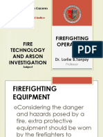 Firefighting Operations Fire Technology and Arson Investigation