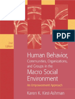 Human Behavior, Communities, Organizations, and Groups in The Macro Social Environment - An Empowerment Approach, Second Edition PDF