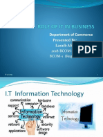 Role of IT in Business