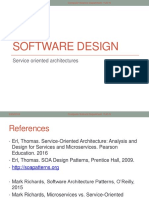 Software Design: Service Oriented Architectures