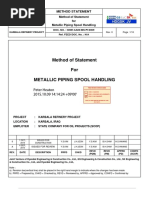 IONE-AA00-MS-PI-0009 Rev. 0 - MS For Metallic Piping Spool Handling