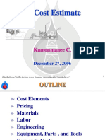 Champion Cost Estimate