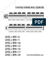 Steve Smith Double Stroke Roll Exercise PDF