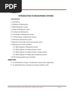 Mechatronics Notes PDF