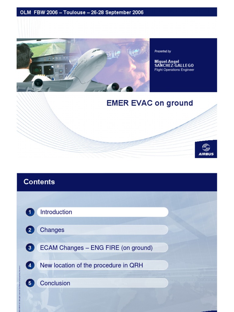 Emergency Evacuation On Ground | PDF | Transport Disasters | Aerospace ...