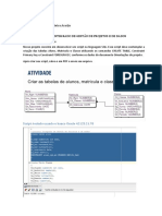 SQL script criação tabelas Aluno, Matricula e Classe