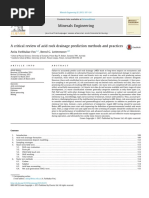 Acid Mine Drainage Prediction