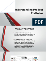 Understanding Product Portfolios