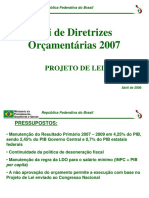Principais Quadros PLDO 2007 SOF SPE