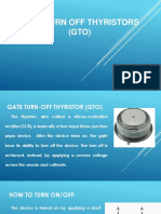 Gate Turn Off Thyristors GTO