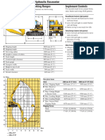 313B CR Dimensions and Working Ranges Implement Controls: Boom/Bucket Controls (Right Joystick)