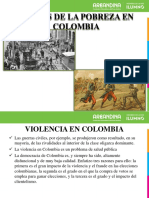 Causas de La Pobreza en Colombia