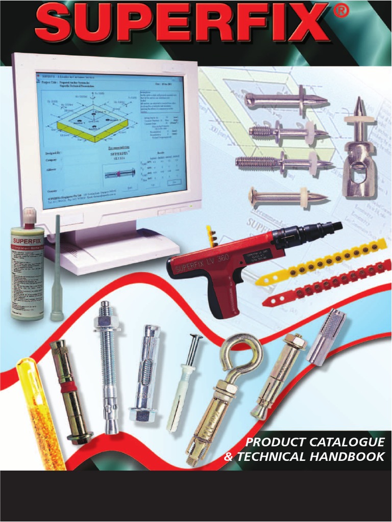 Superfix Fastener Catalogue 2008 PDF PDF Yield (Engineering) Concrete
