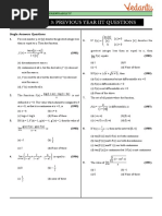 Exercise - 3: Previous Year Iit Questions