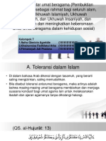 (MKU) Toleransi Antar Umat Beragama