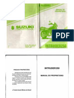 Intruder 250 Manual Do Proprietario