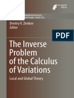 The Inverse Problem of The Calculus of Variations: Dmitry V. Zenkov