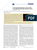 Aca Ffeinated Boost On Uv Spectrophotometry: A Lab For High School Chemistry or An Introductory University Chemistry Course