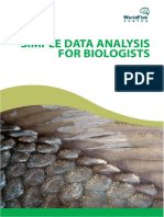 Simple Data Analysis For Biologists