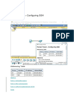 2.2.1.4 Packet Tracer - Configuring SSH - Pka Completed