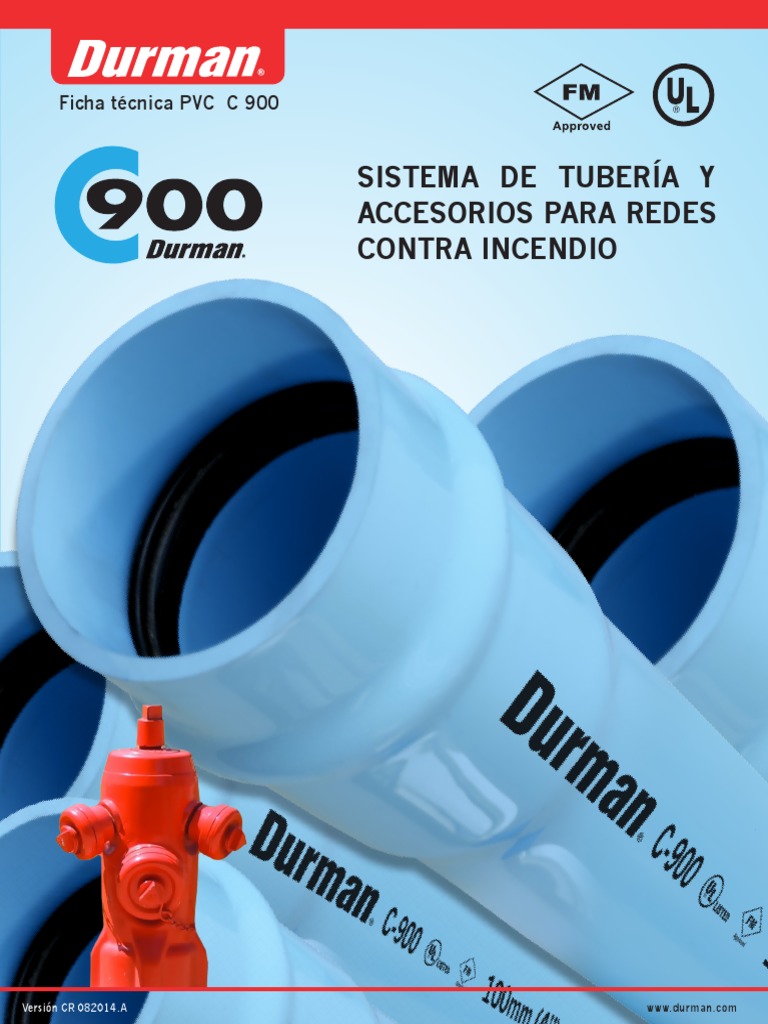 PVC C900 Fichas Técnicas | PDF | Cantidades fisicas | Naturaleza