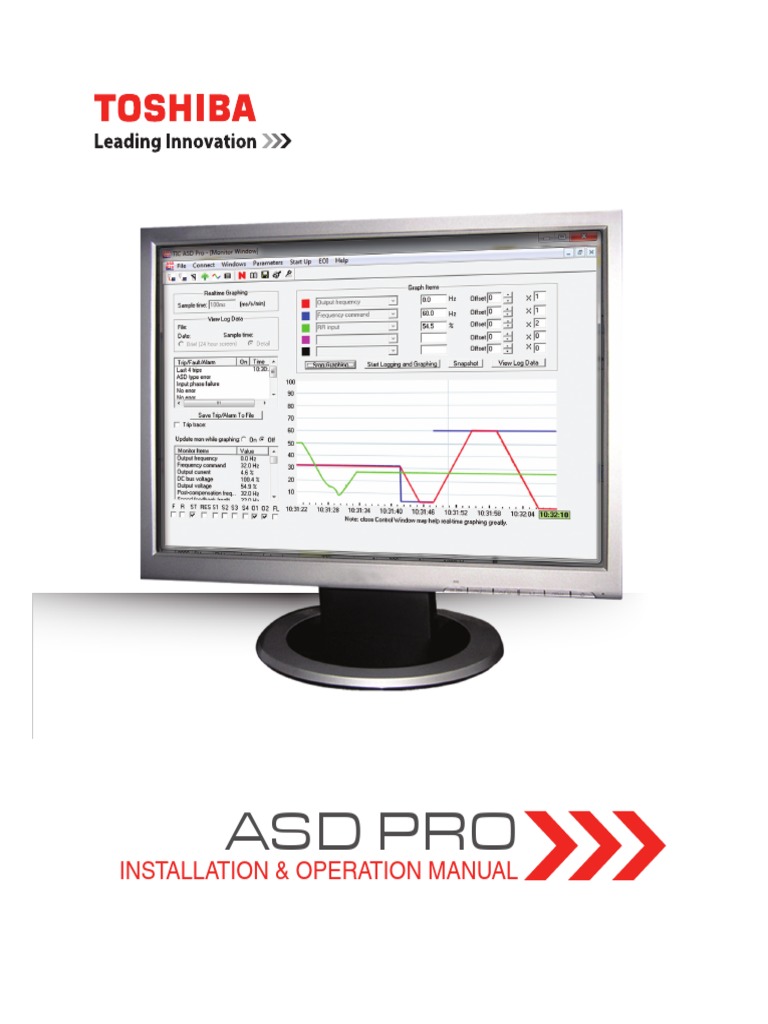 Toshiba Inverter Software ASD Pro Operation Manual | PDF | Microsoft ...