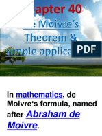 Ch40 de Moivres Theorem and Simple Application 2003