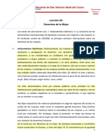 Clase 20 (Derecho de La Mujer)