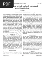 A Comparative Study On Stock Market and Mutual Fund Industry