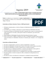 Ingreso 2019