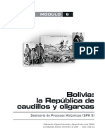 Bolivia, República de Caudillos y Oligarcas