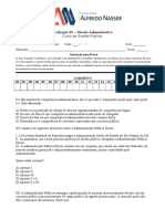 Prova Direito Administrativo 2015.1 p1gp B