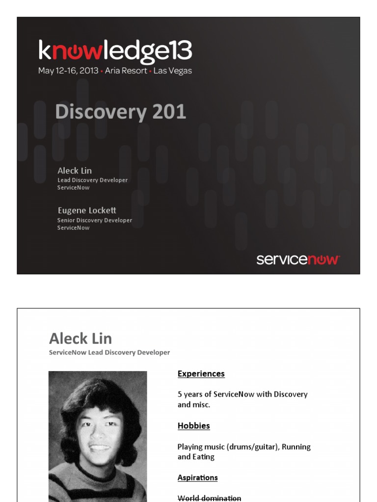 ServiceNow Discovery PDF Protocol Suite Ip Address