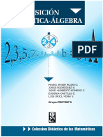 LibroTransicion Aritmetica-Algebra - Grupo MESCUD - U - Distrital - 1999 PDF