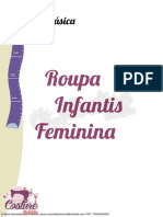 Molde Basico Roupas Infatis Feminina