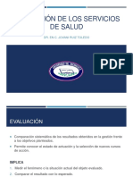 Evaluación de Los Servicios de Salud