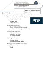 Evaluación Lectura Complementaria Los Mejores Amigos