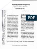 Antropología Pedagógica en Alemania. Wulf y Zirfas PDF