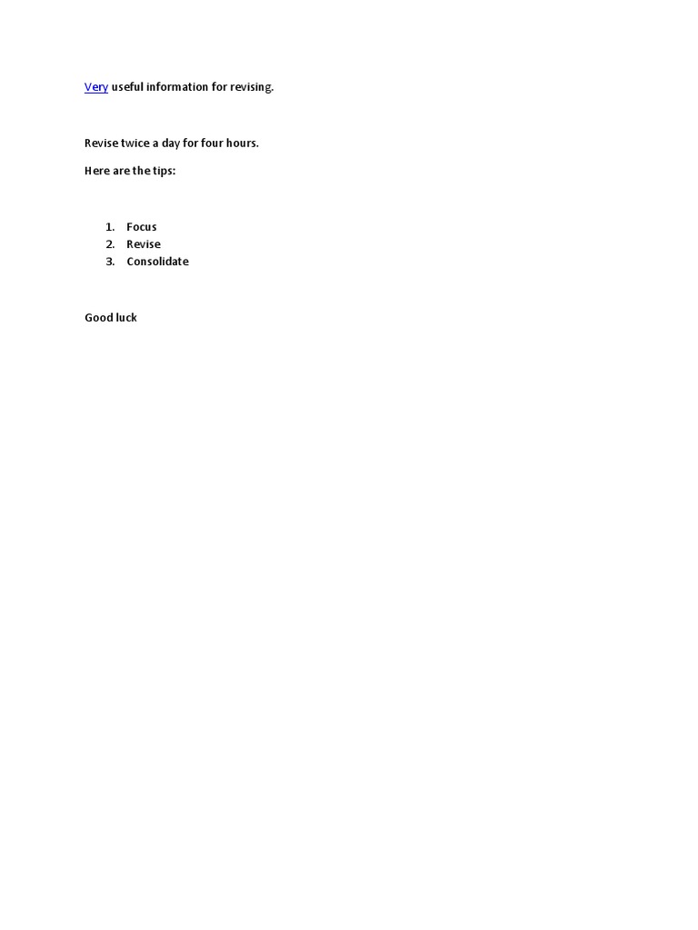 Some Great Tips | PDF