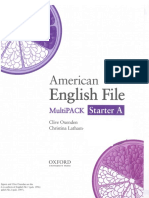 Clive Oxenden - American English File - MultiPACK Starter A - Oxford University Press, USA (2010) PDF