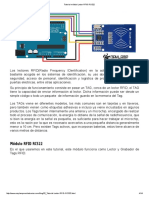 Tutorial Módulo Lector RFID RC522 PDF