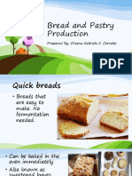 Bread and Pastry Production: Prepared By: Cheena Gabriele C. Corrales