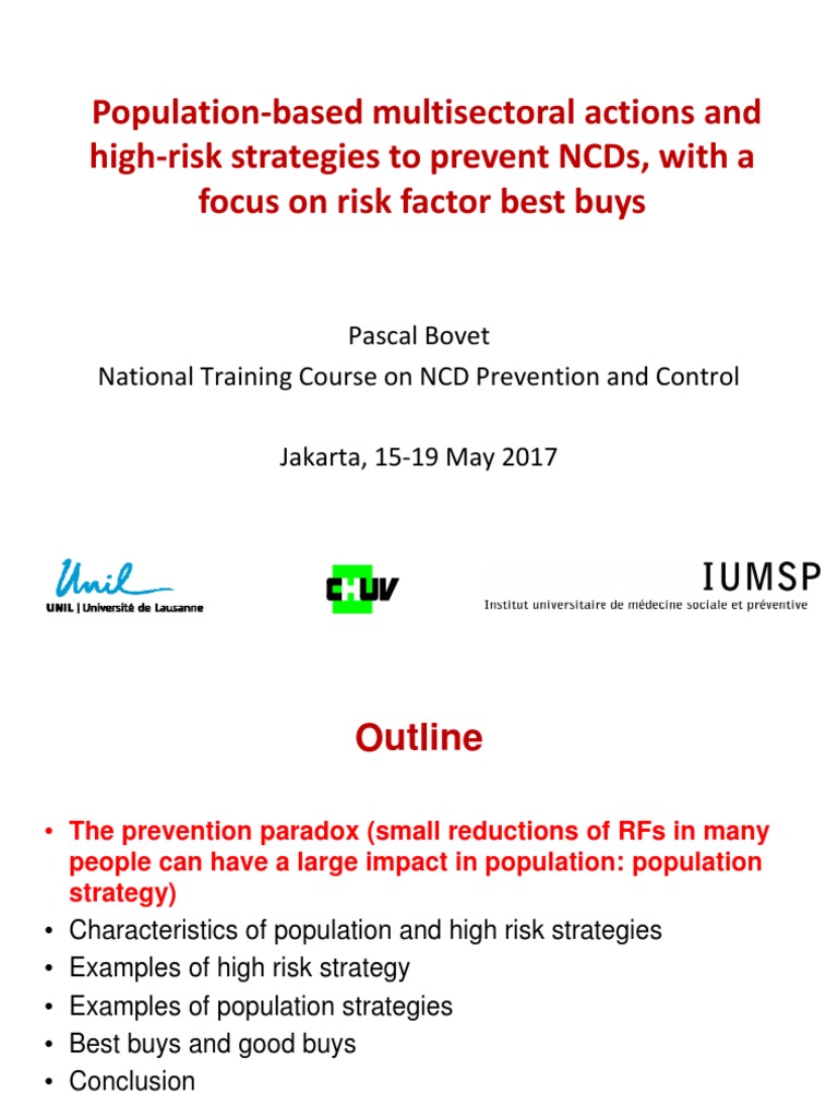 NCD Prevention Strategies Overview | PDF | Non Communicable Disease ...