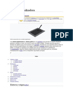 Tableta digitalizadora