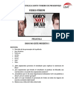 Video Forum - Pelicula Dios No Esta Muerto