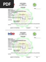 DepEd Employee Pass Slip Template | PDF | Governance | Public ...