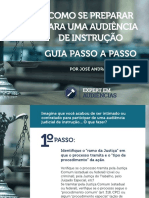 E Book Como Se Preparar para Uma Audiencia de Instrucao Guia Passo A Passo PDF