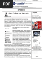 Aburriéndose Con Nietzsche