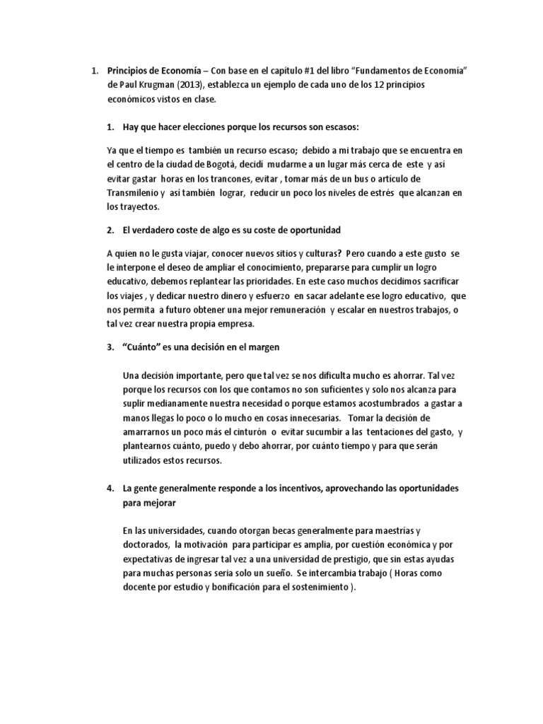 12 Principios de Economía | PDF | Ciencias económicas | Economias