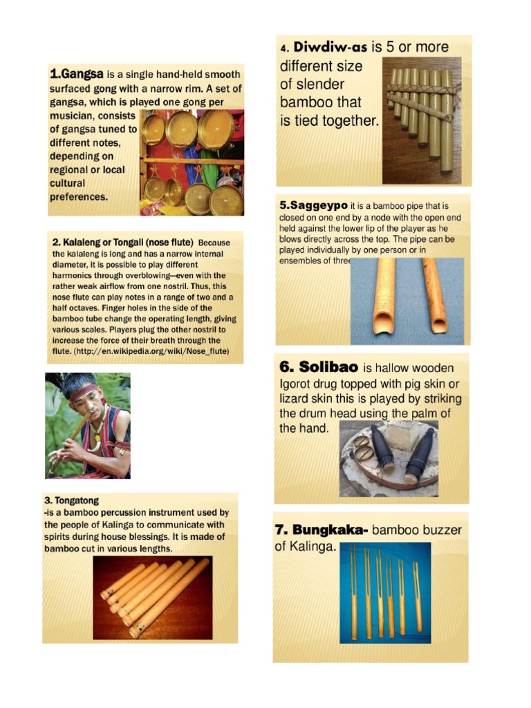Cordillera Music Instruments PDF